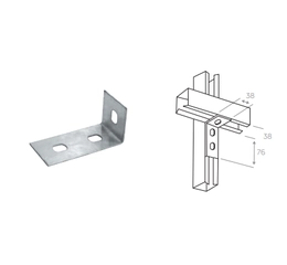 Cantoneira "L" 3 furos